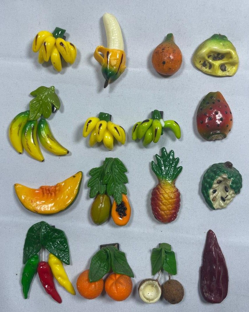 Imán Decorativo de Frutas.