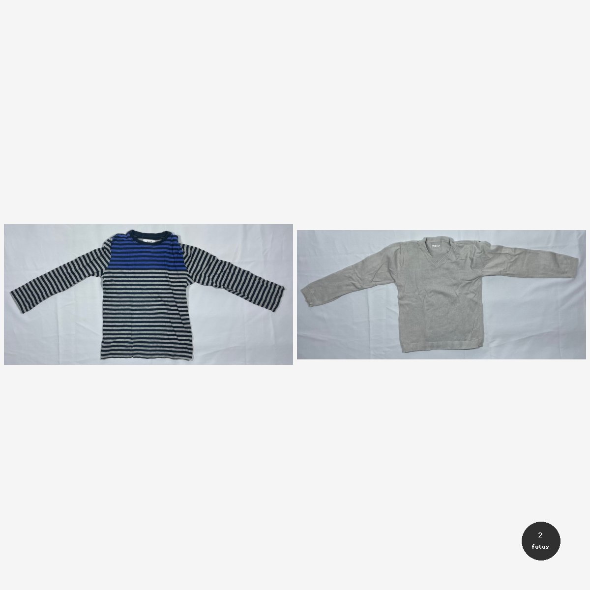 1 Polo de 8 años y una polera de 10 años